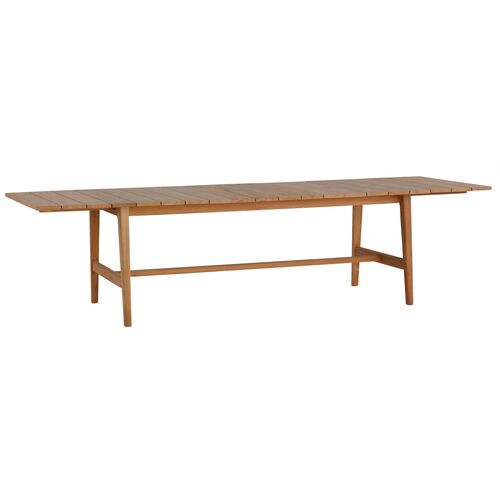 Coast Outdoor Extension Dining Table, Natural Teak~P77450525