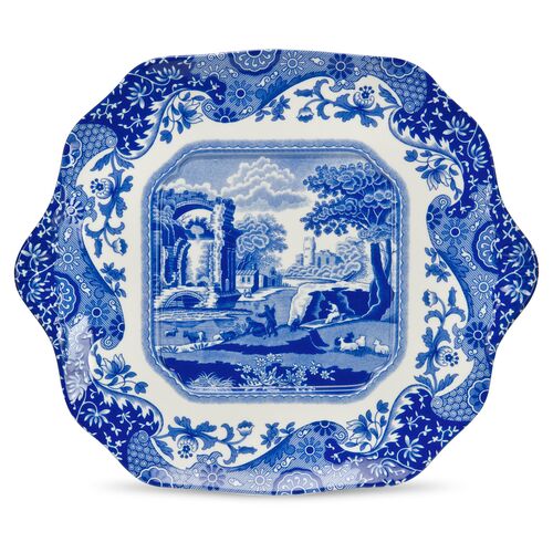 Blue Italian Bread & Butter Plate, 11"~P77202394