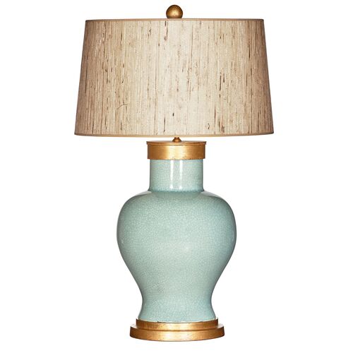 Cleo Table Lamp, Celadon/Seagrass~P77414256