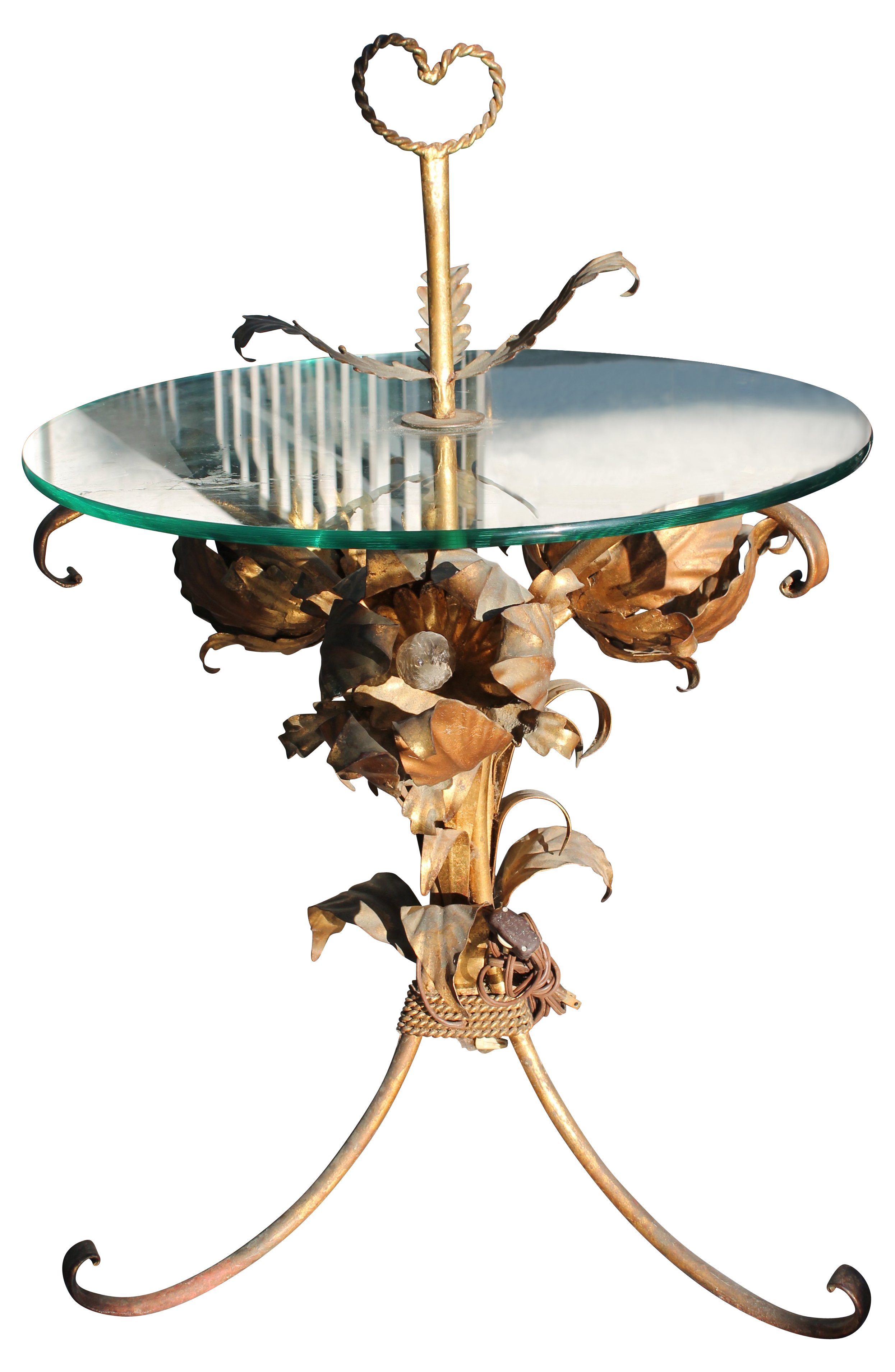 Maison Charles Lotus Lamp Table~P77537527