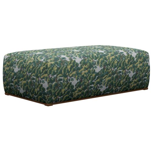 Burnett Rectangular Upholstered Ottoman, North Oaks Crypton Burnett Rectangular Upholstered Ottoman, North Oaks Crypton