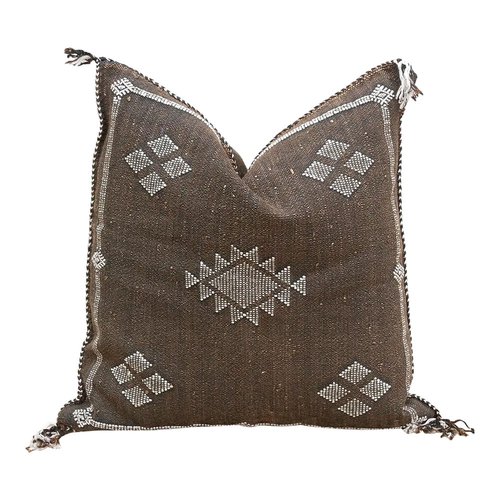 Twilight Bazzar Silk Rug Pillow~P77735889
