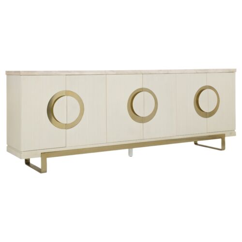 Melange Noelle Credenza, Ivory