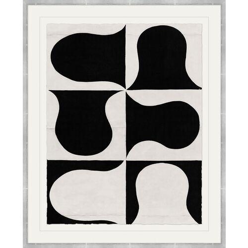Paule Marrot, Black and White Abstract Series II Variation I