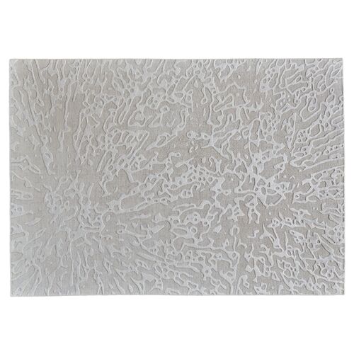 Kendra Hand-Knotted Rug, Light Gray~P77287874