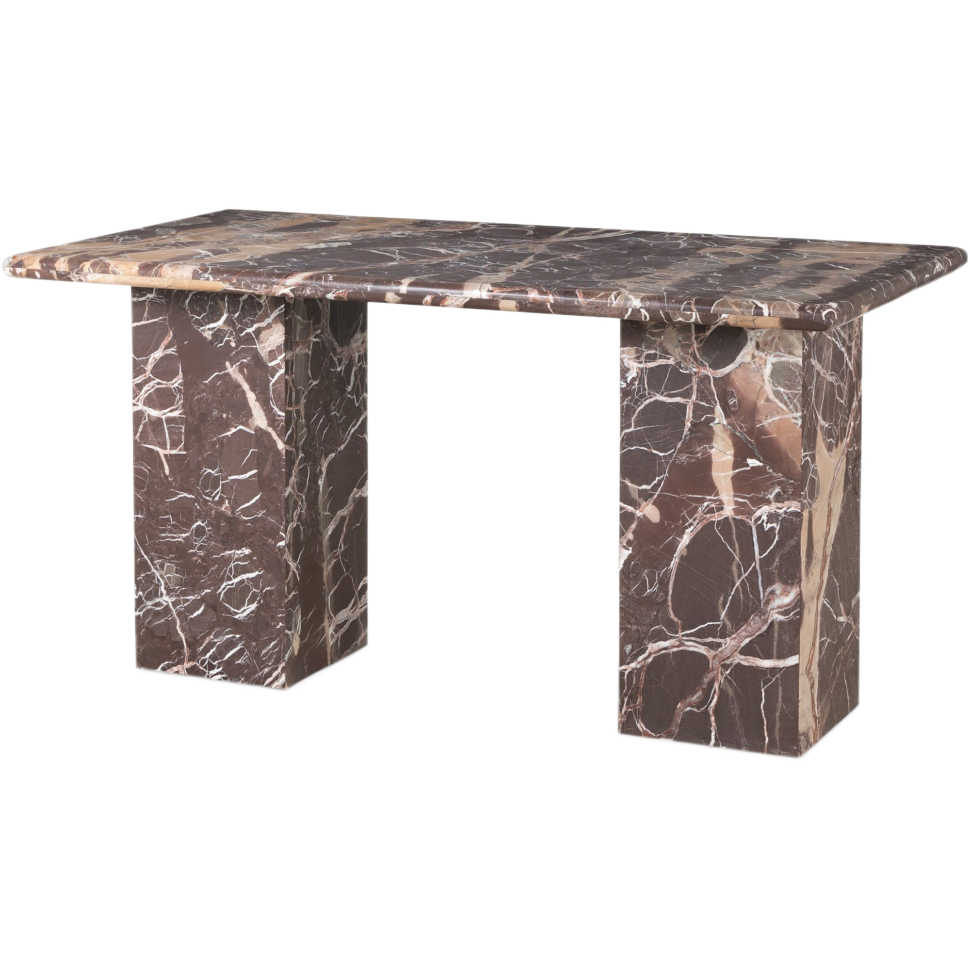 Bari Desk, Merlot Marble