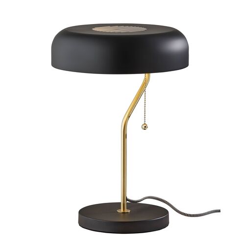 Brighton Table Lamp, Black/Antique Brass~P77620357