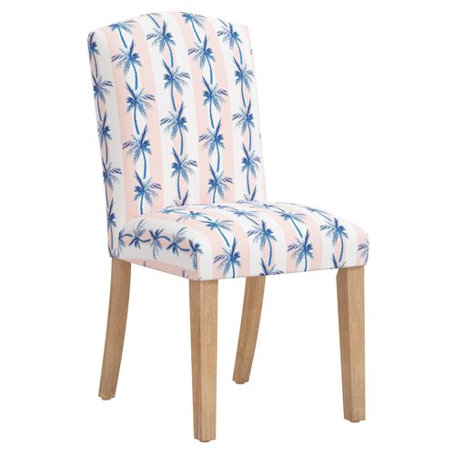 Marie Cabana Palm Side Chair, Blush~P77641325