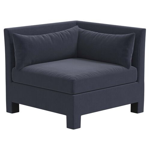 Bryn Velvet Upholstered Corner Chair~P77649257