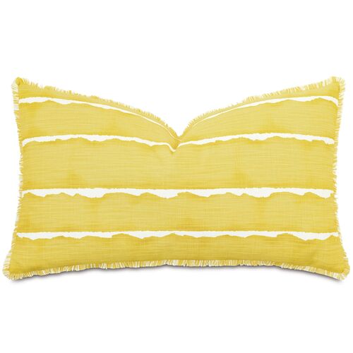 Meyer 26x15 Mini Fringe Pillow, Yellow~P77620198