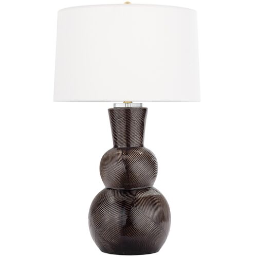 Hugo Ceramic Table Lamp, Black