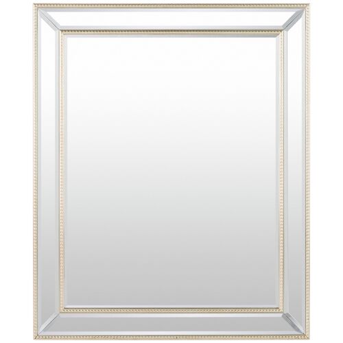Coraline Rectangular Wall Mirror, Beige Coraline Rectangular Wall Mirror, Beige