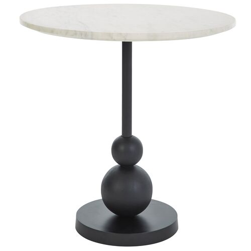 Corin Aluminum Side Table, White Corin Aluminum Side Table, White