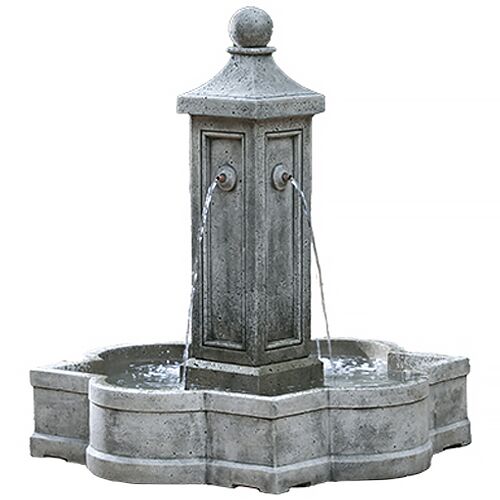 53" Provence Fountain, Alpine Stone