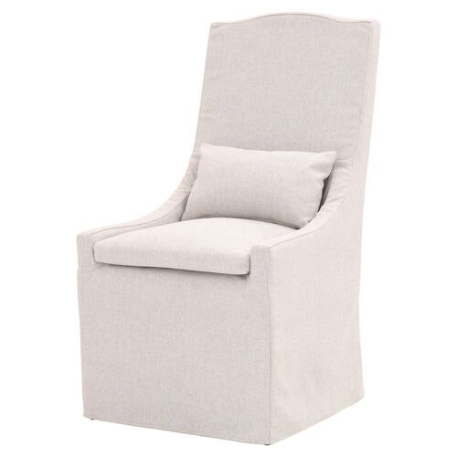 Laurel Outdoor Upholstered Dining Chair, Blanca Sunbrella~P77567416