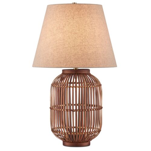 Cyrus Bamboo Table Lamp, Natural