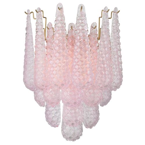 Ollie 2-Light Hand-Blown Glass Wall Sconce