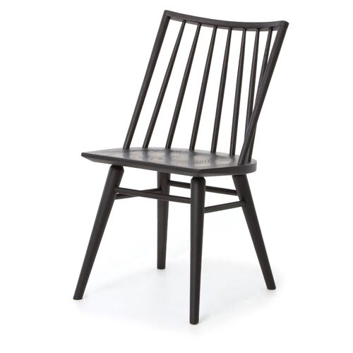 Sylas Windsor Chair, Black Oak~P77600109