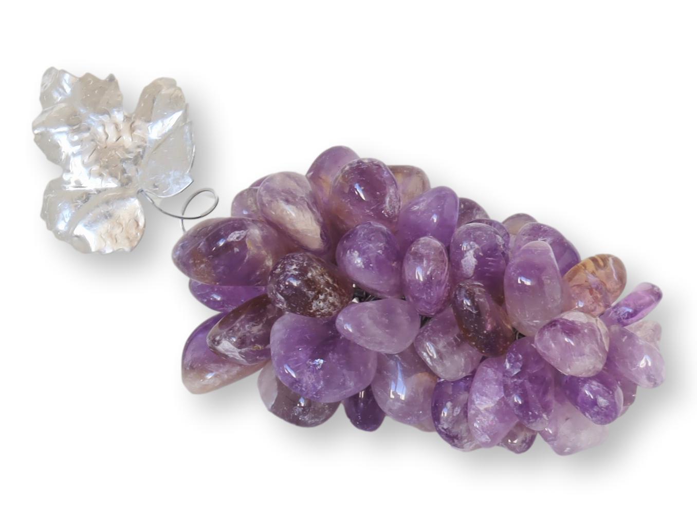 Natural Amethyst Stone Grape Cluster~P77687474