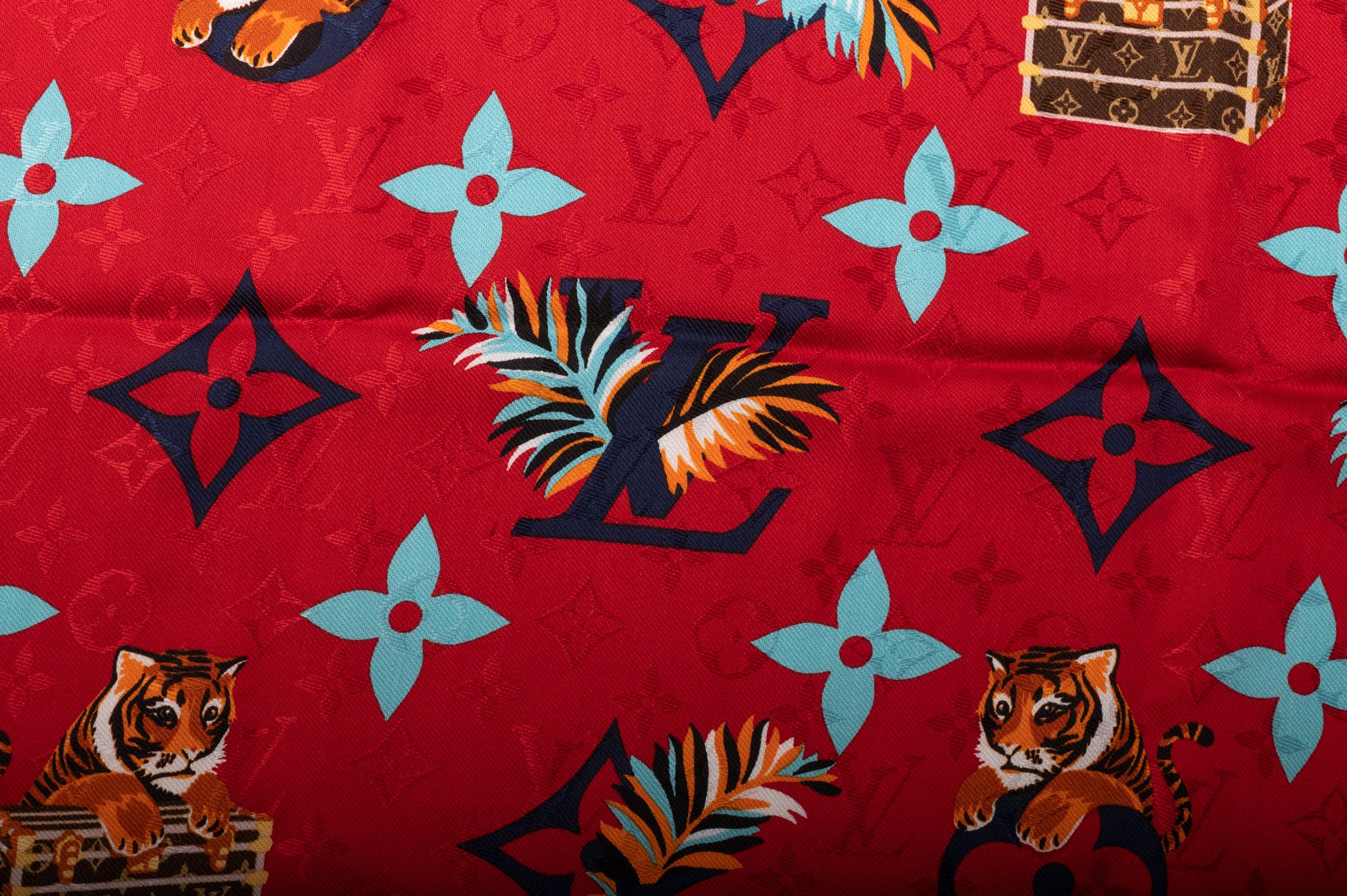 Vuitton NIB Year of the tiger shawl - Vintage Lux