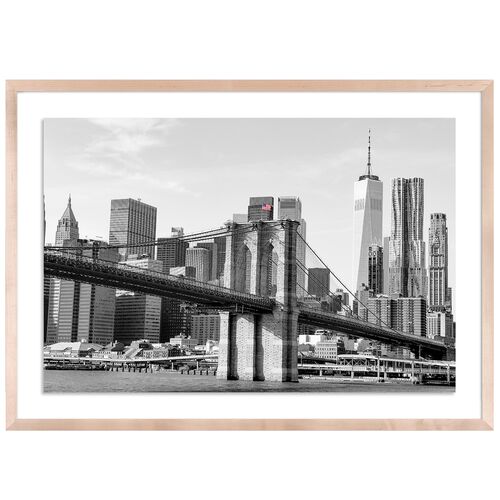 Brooklyn Bridge - New York Photograph by Carly Tabak~P111121559