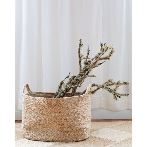 Will & Atlas Tabletop Square Jute Basket in Natural