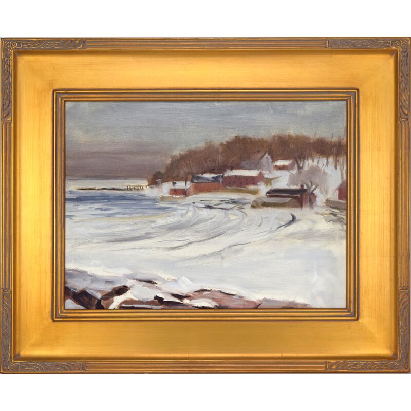 Impressionist Winter Seascape by Barton