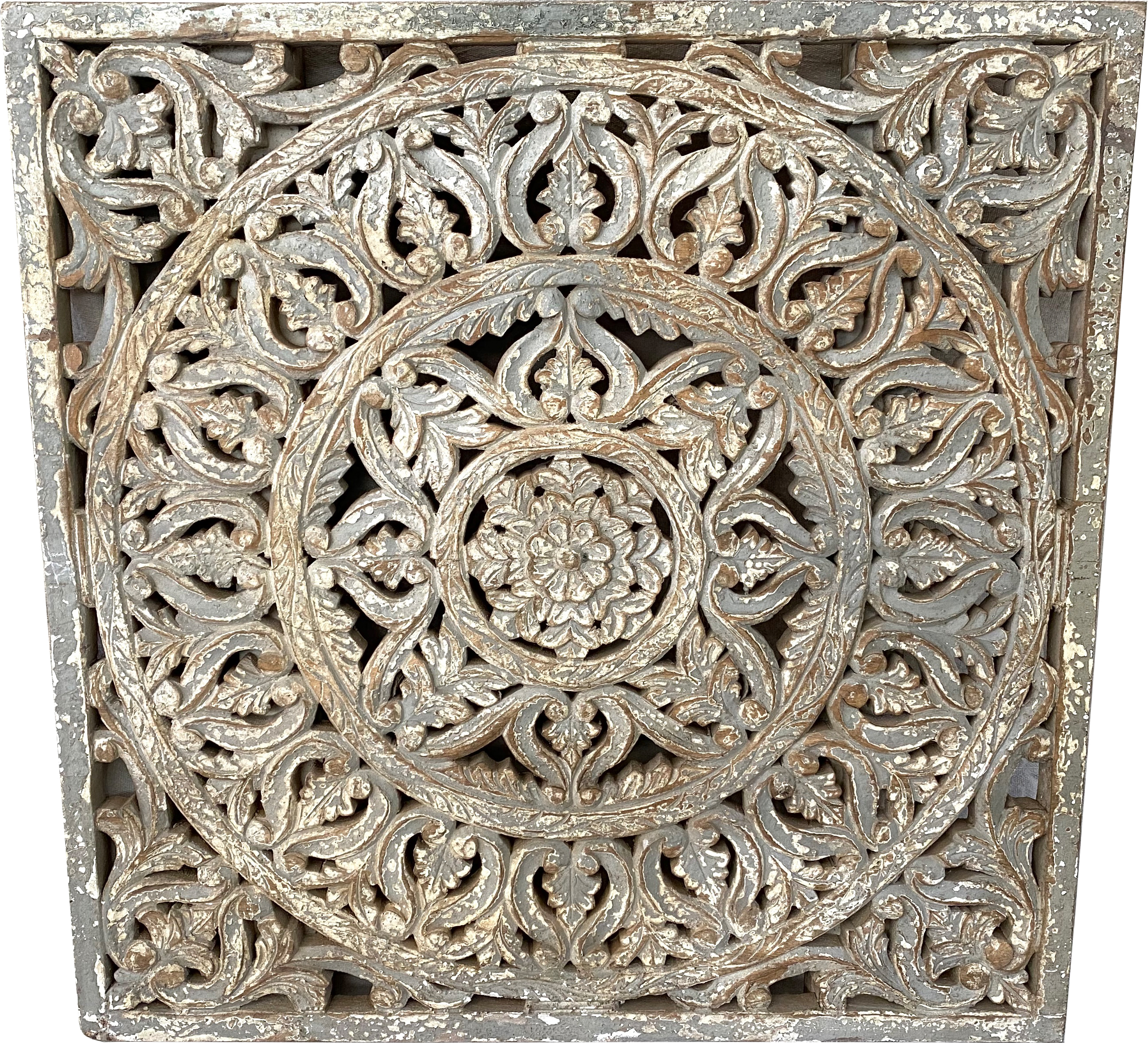Ornate Carved Wood Wall Panel~P77655054