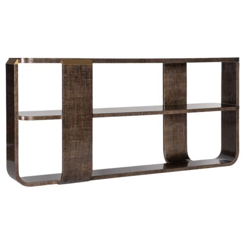 Melange Edmun Sofa Table, Brown