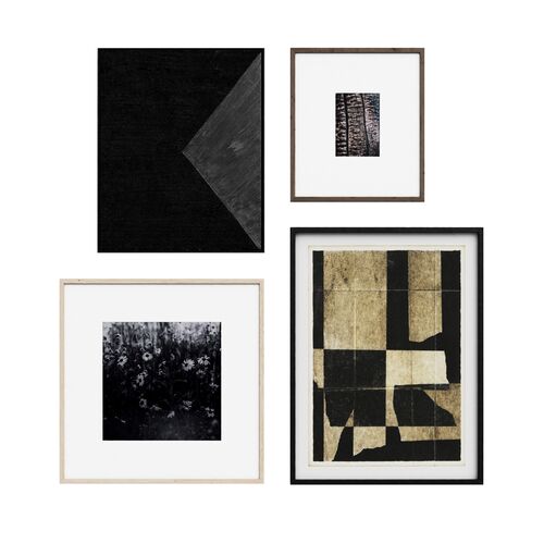 72" x 92" Obsidian Gallery Set, Black Maple Frame 72" x 92" Obsidian Gallery Set, Black Maple Frame