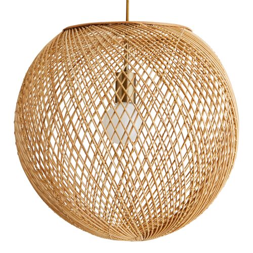 Indiana Rattan Pendant, Natural~P77622223