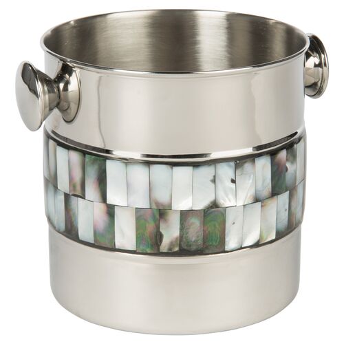 Pearce Ice Bucket, Silver/Black~P77423548