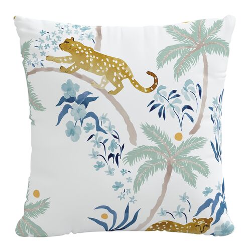 Palm Leopard Pillow~P77615066