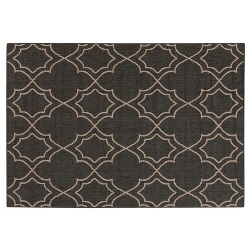Lisa Outdoor Rug, Brown~P76636651