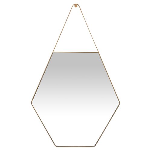 Lovell Wall Mirror, Brushed Gold~P77552344