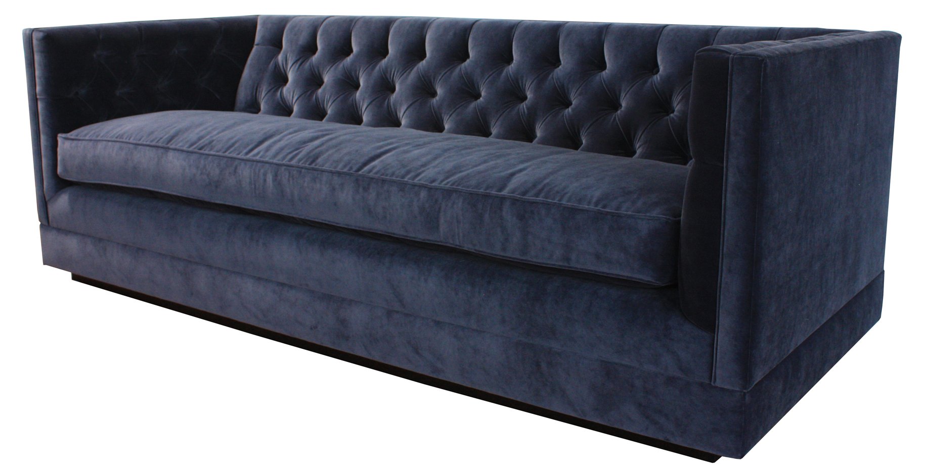 1/26迄 rikoao sofa navy Valencia Dual-Power Reclining Sofa, Ocean Blue - Steve