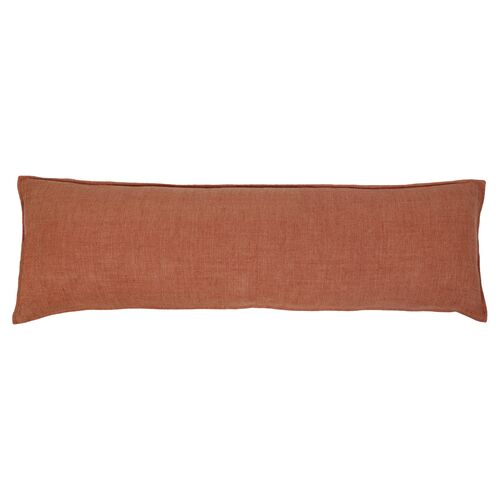 Montauk 18x60 Body Pillow, Terracotta Linen~P77501757