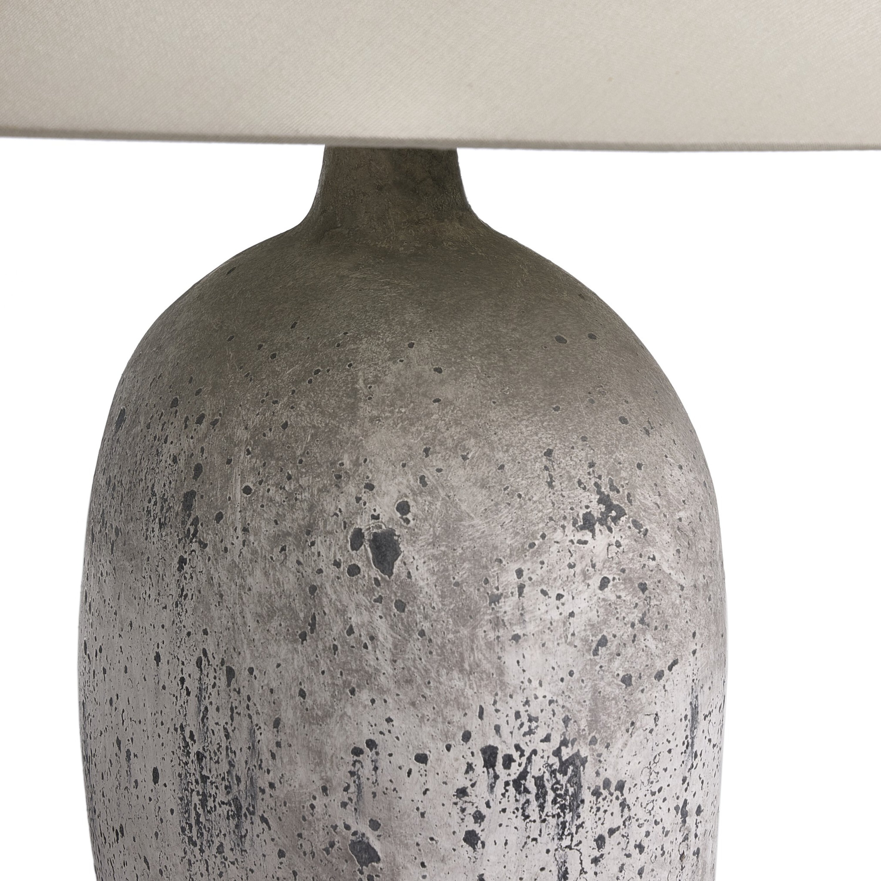 Asher Ceramic Table Lamp, Antique White | One Kings Lane