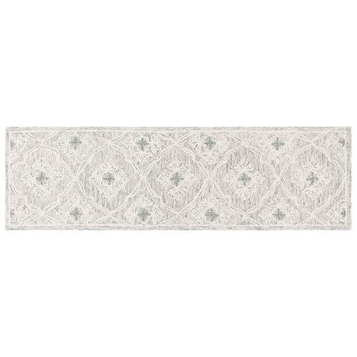Ruby Rug, Light Grey/Ivory