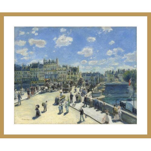 Pont Neuf Paris by Pierre-Auguste Renoir Framed Print Pont Neuf Paris by Pierre-Auguste Renoir Framed Print