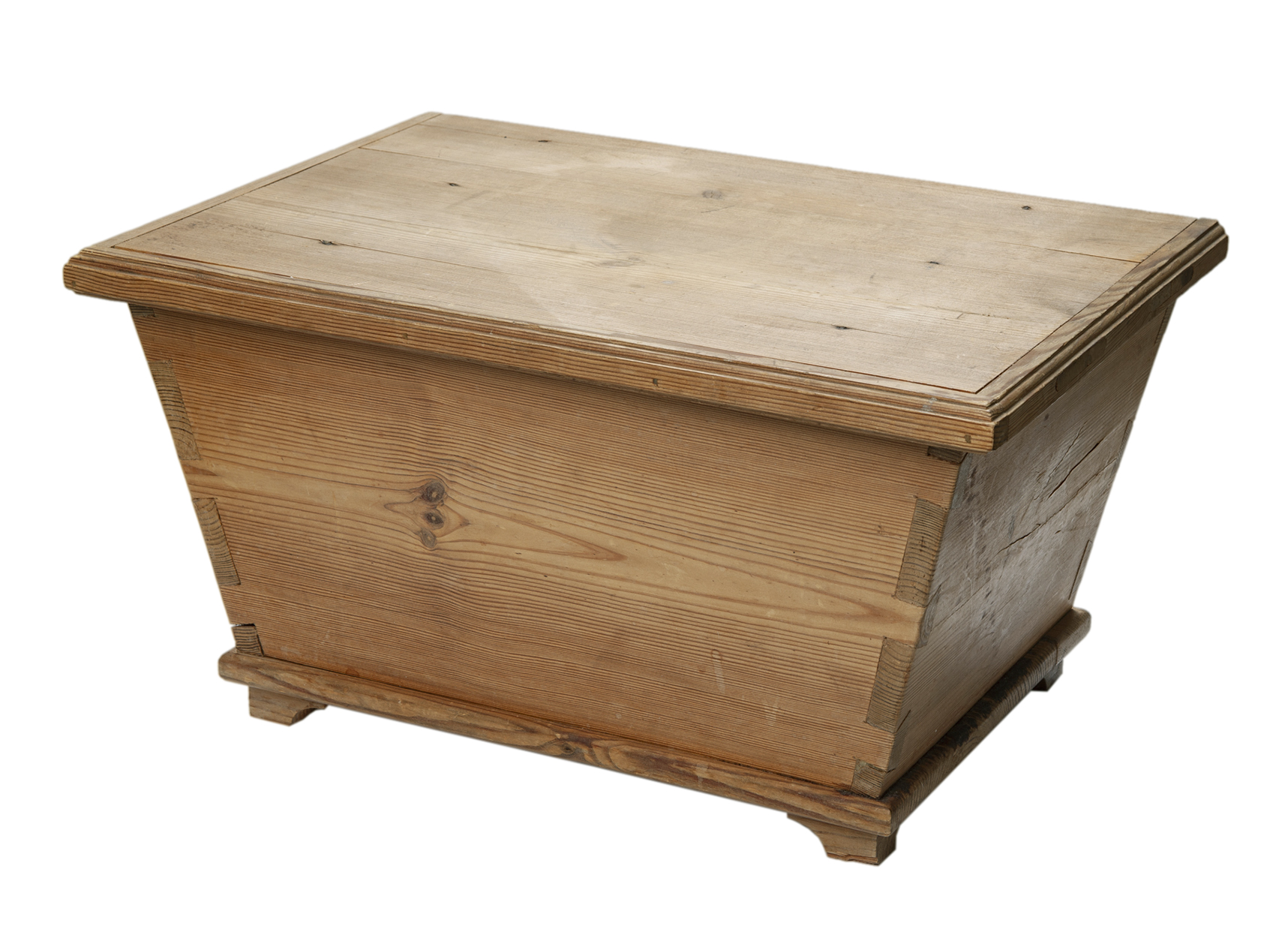 Hand Crafted Angular Pine Accent Chest~P77662088