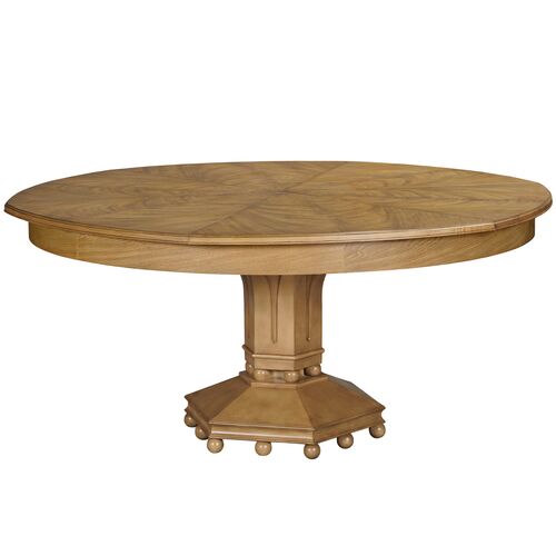 Tulip Extension Dining Table, Almond