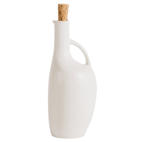 Gharyan Stoneware, Olive Oil Bottle Canard, 34oz