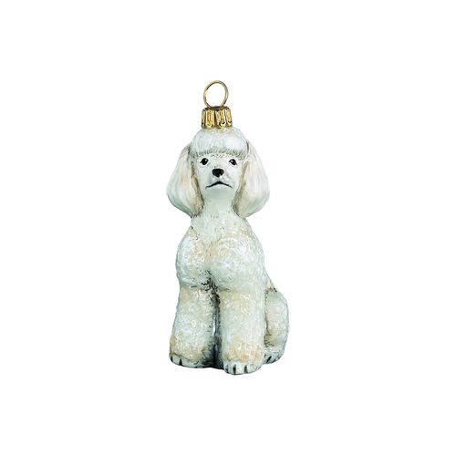 Toy Poodle Ornament, White~P43368600