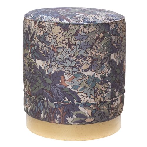 Piper Stool, Muir Dewberry Floral Piper Stool, Muir Dewberry Floral