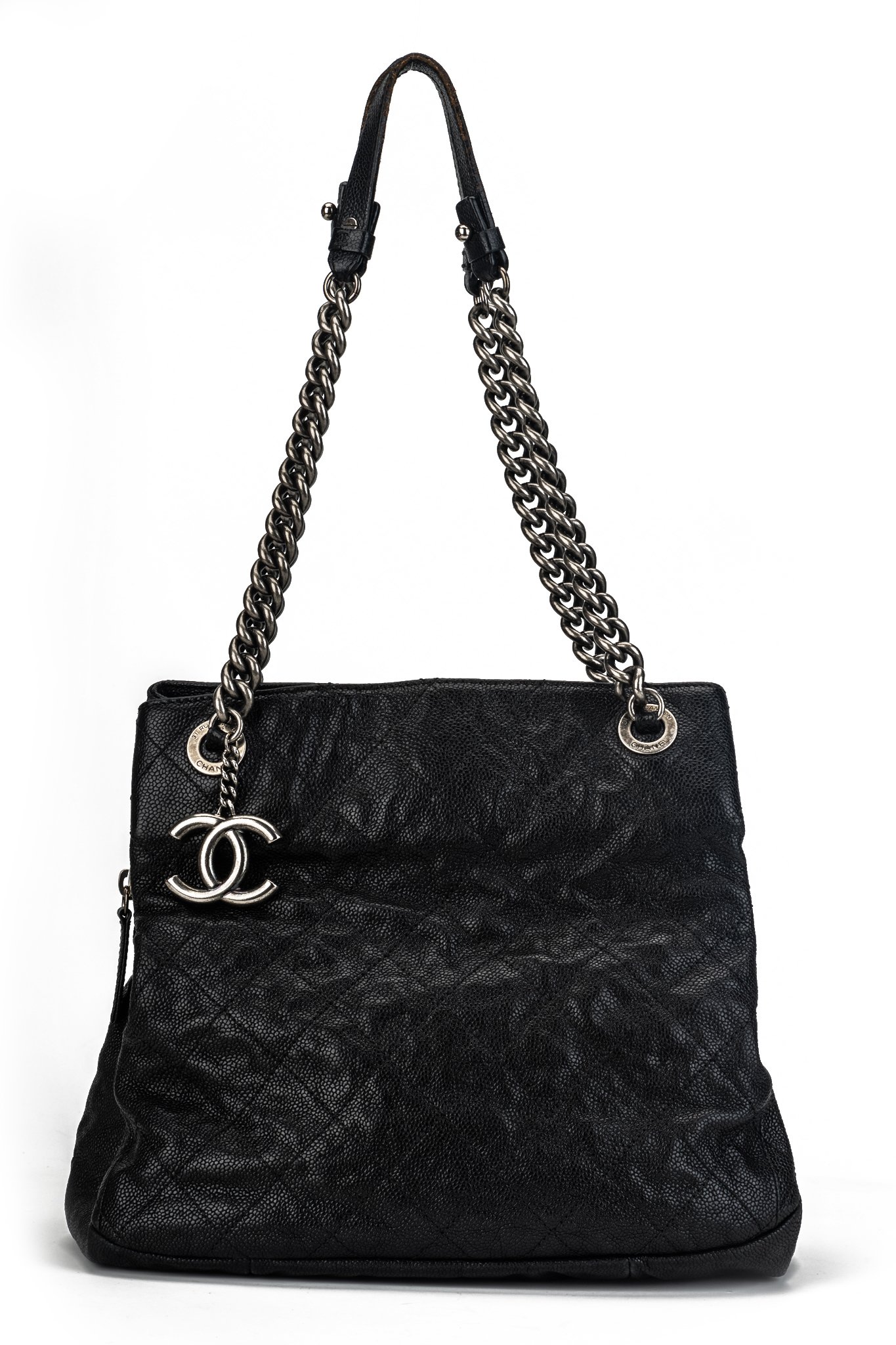 Chanel Black Caviar 3 Compartments Bag~P77632022