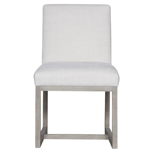 Carter Dining Side Chair, Ivory/White Crypton~P77366315