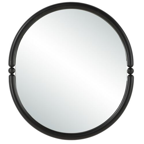 Ditto Iron Oval Wall Mirror, Black Ditto Iron Oval Wall Mirror, Black