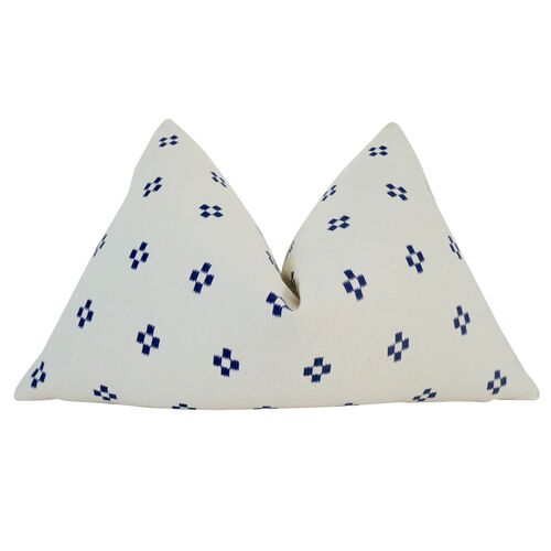 Monterey 25x16 Pillow, White/Blue~P77627903