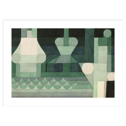 Floodgates by Paul Klee Framed Print